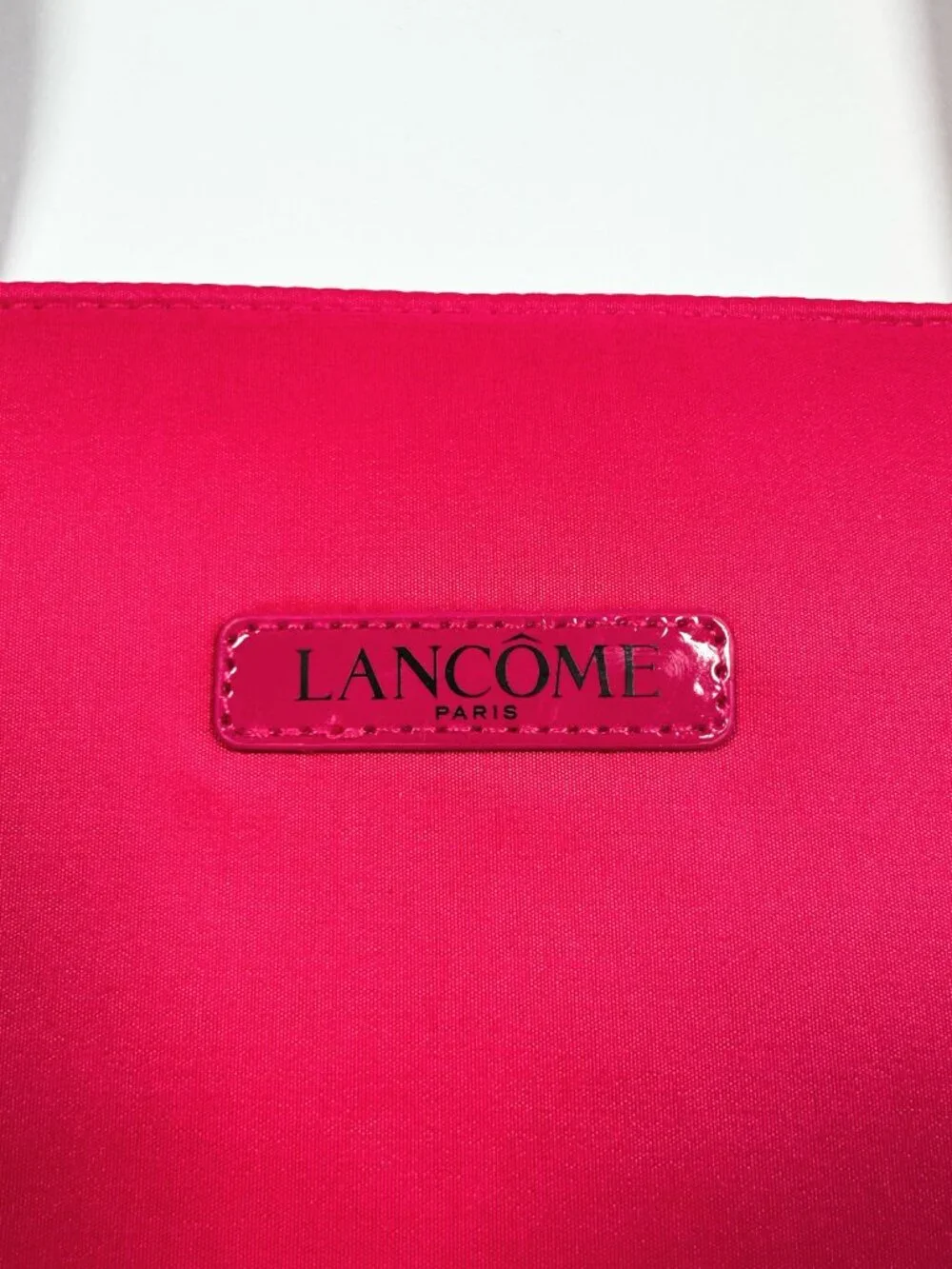 Lancôme Pink/Red Waterproof Flamingo Lined Tote‎ Bag Hot Barbie 16x15x3”